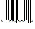 Barcode Image for UPC code 013960000096