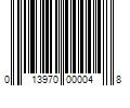 Barcode Image for UPC code 013970000048