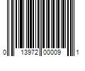 Barcode Image for UPC code 013972000091