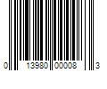 Barcode Image for UPC code 013980000083