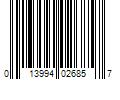 Barcode Image for UPC code 013994026857