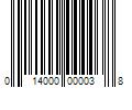 Barcode Image for UPC code 014000000038