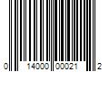 Barcode Image for UPC code 014000000212