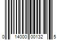 Barcode Image for UPC code 014000001325