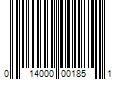 Barcode Image for UPC code 014000001851