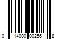 Barcode Image for UPC code 014000002568