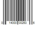 Barcode Image for UPC code 014000002636