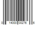 Barcode Image for UPC code 014000002766