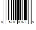 Barcode Image for UPC code 014000003213