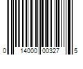 Barcode Image for UPC code 014000003275