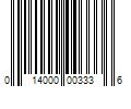 Barcode Image for UPC code 014000003336