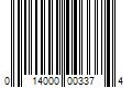 Barcode Image for UPC code 014000003374