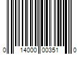 Barcode Image for UPC code 014000003510