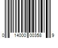 Barcode Image for UPC code 014000003589