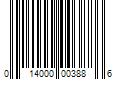 Barcode Image for UPC code 014000003886