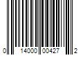 Barcode Image for UPC code 014000004272