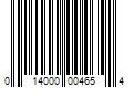 Barcode Image for UPC code 014000004654