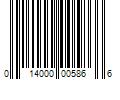 Barcode Image for UPC code 014000005866