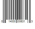 Barcode Image for UPC code 014000006313