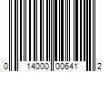 Barcode Image for UPC code 014000006412