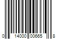 Barcode Image for UPC code 014000006658