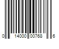 Barcode Image for UPC code 014000007686