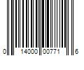 Barcode Image for UPC code 014000007716