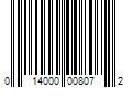 Barcode Image for UPC code 014000008072