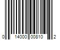 Barcode Image for UPC code 014000008102