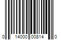 Barcode Image for UPC code 014000008140