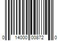 Barcode Image for UPC code 014000008720