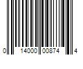 Barcode Image for UPC code 014000008744