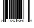 Barcode Image for UPC code 014000009475