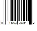 Barcode Image for UPC code 014003290542