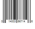 Barcode Image for UPC code 014003667146