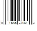 Barcode Image for UPC code 014005221803