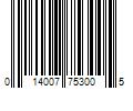 Barcode Image for UPC code 014007753005