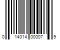 Barcode Image for UPC code 014014000079