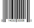 Barcode Image for UPC code 014030000060