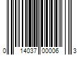 Barcode Image for UPC code 014037000063