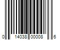 Barcode Image for UPC code 014038000086