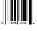 Barcode Image for UPC code 014045000062