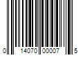 Barcode Image for UPC code 014070000075