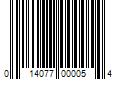 Barcode Image for UPC code 014077000054