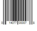 Barcode Image for UPC code 014077000078