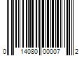 Barcode Image for UPC code 014080000072