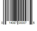 Barcode Image for UPC code 014087000075