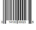 Barcode Image for UPC code 014100000235