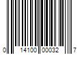 Barcode Image for UPC code 014100000327