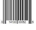 Barcode Image for UPC code 014100000525